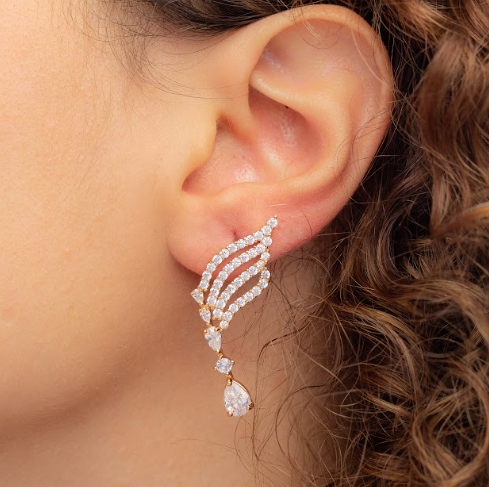 CDE151 -silver-plated-earring