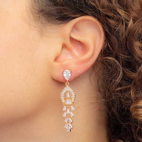 CDE153 -silver-plated-earring