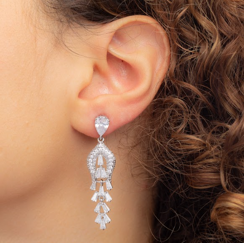 CDE156 -silver-plated-earring