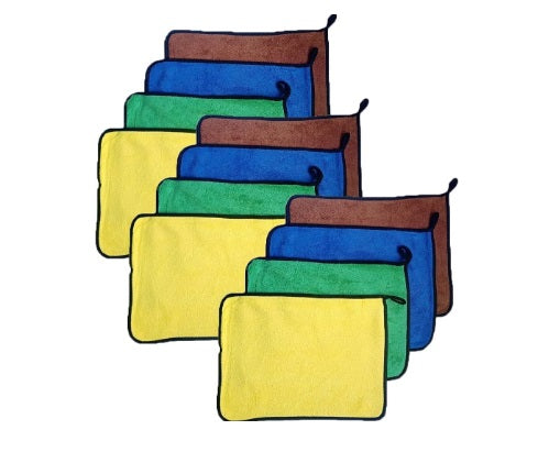 Microfiber cleaning cloth - 12 pieces