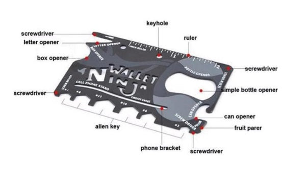 Multi-use opener 18 in 1