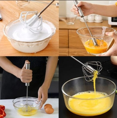 Automatic egg beater