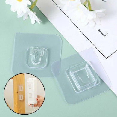 Transparent double face holder