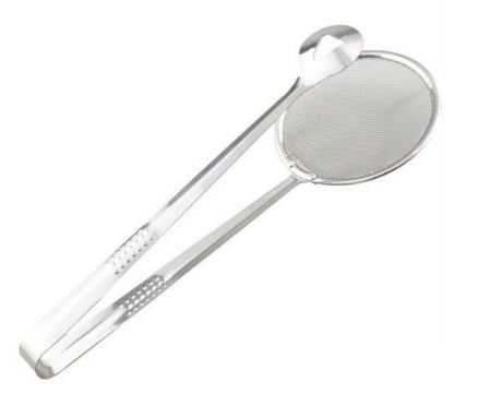 2 in 1 food strainer holder