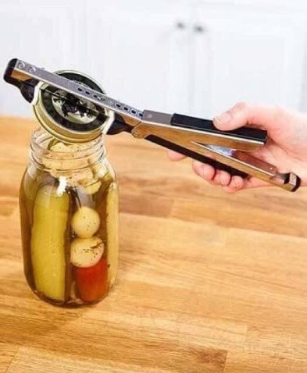 Can opener and jars