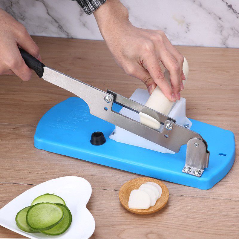 Manual meat and vegetable slicer