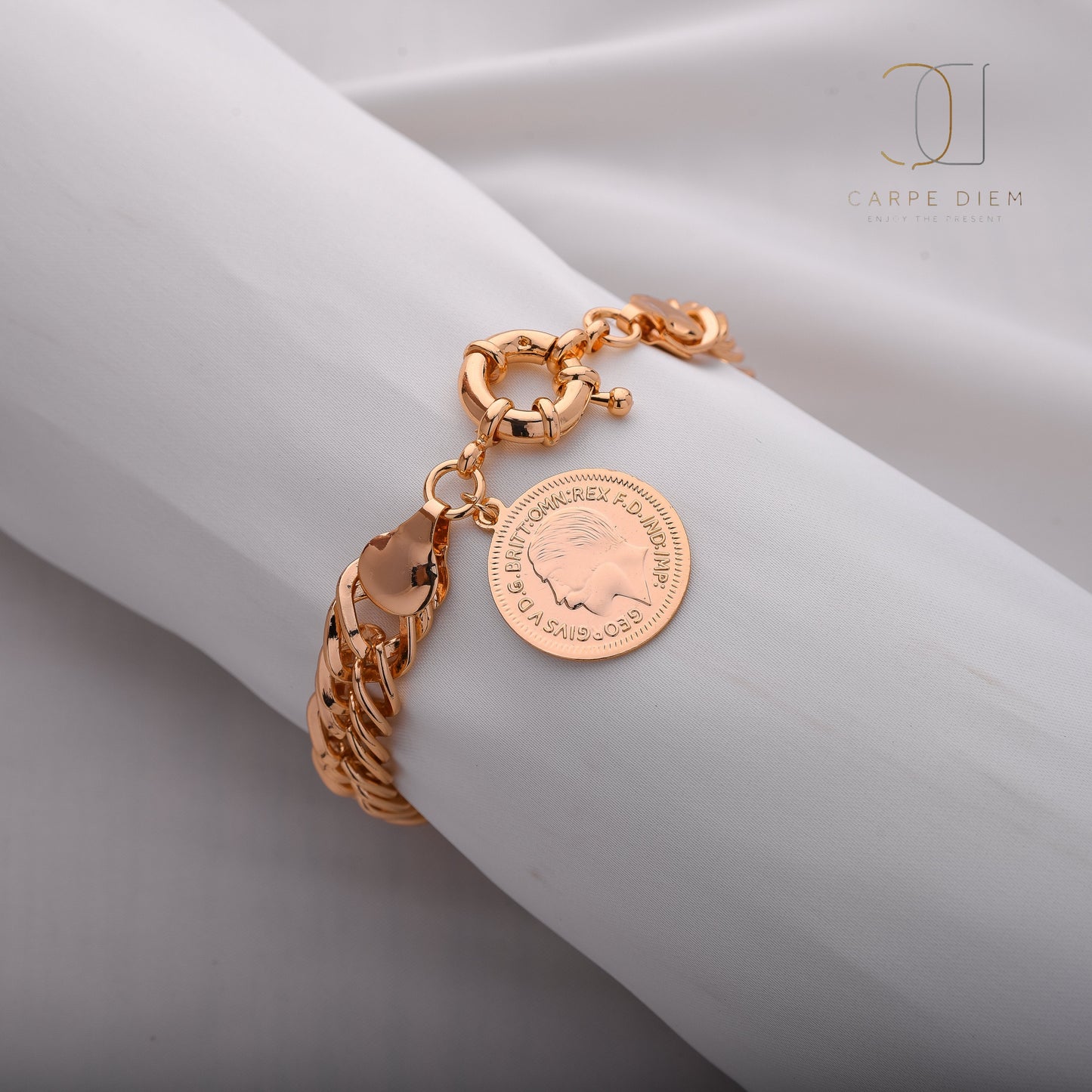 CDBR152- Gold plated Bracelet