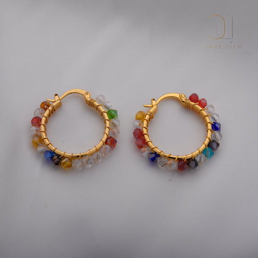 CDE107- Gold plated Earring