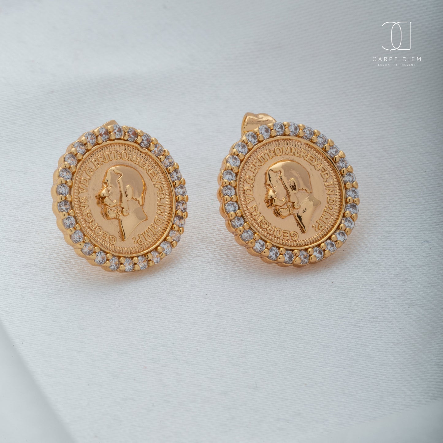 CDE135- Gold plated Earring